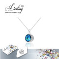 Destiny Round Pendant Crystals From Swarovski Necklace Factory Price